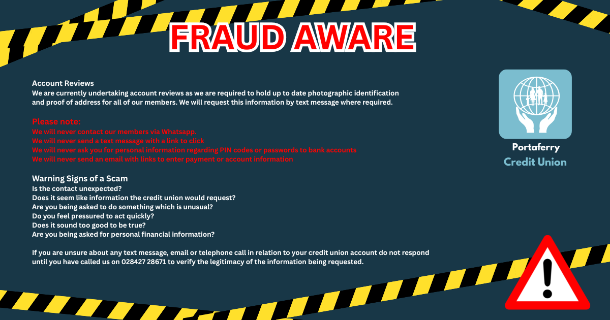Be Fraud Aware!